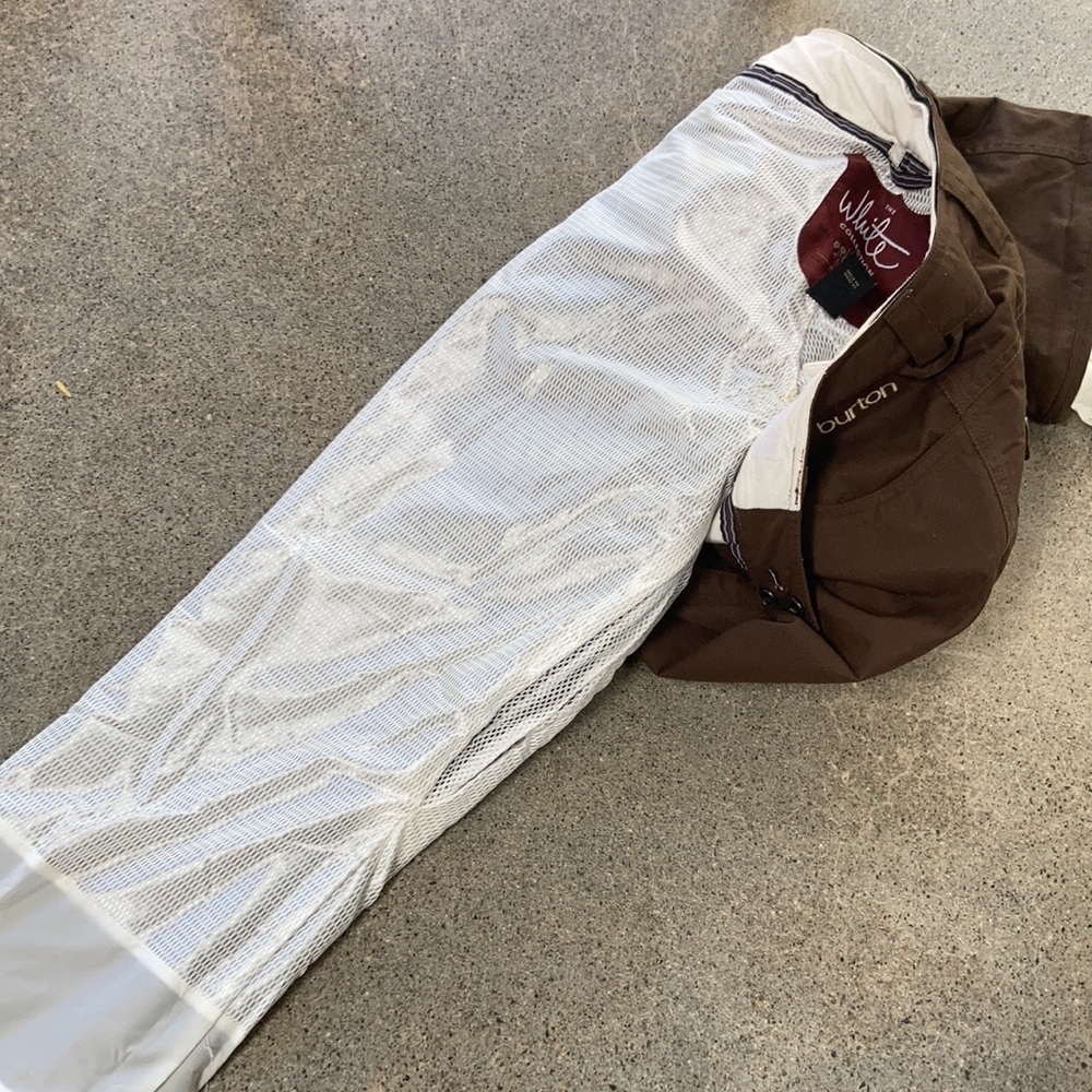 Burton Dry Ride White Collection Snowboarding Shell Pants - Picture 16 of 16